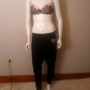 VS Pink joggers women black slim athletic